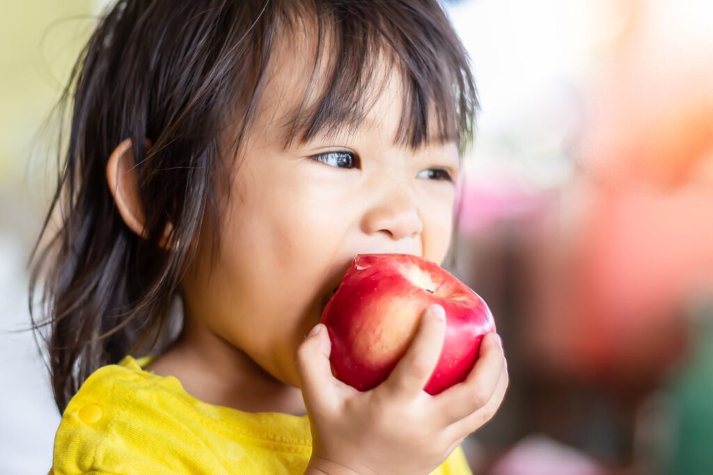 Healthy food and kid