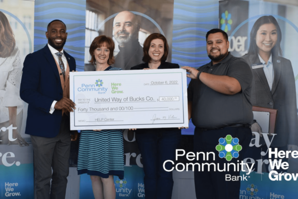 Penn Community Bank Increases Support for United Way’s HELP Center
