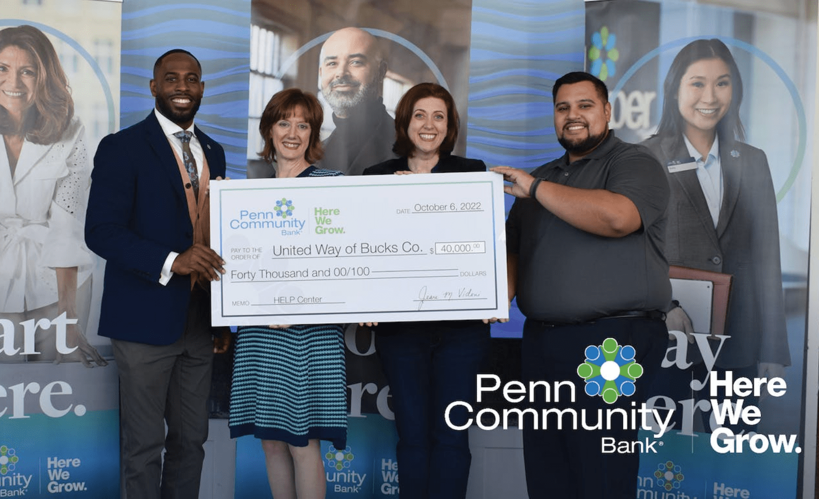 Penn Community Bank Increases Support for United Way’s HELP Center